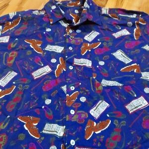 Vintage Duckhead short-sleeve button down golf shirt